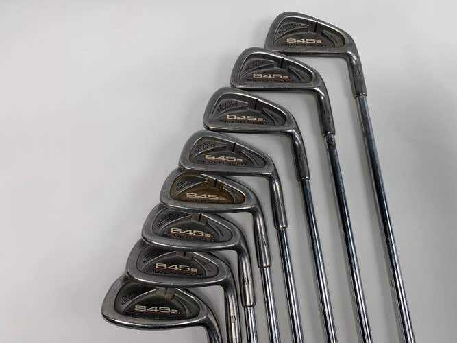 Tommy Armour 845 S Silver Scot Iron Set 3-PW+SW Tour Step Stiff Steel Mens RH