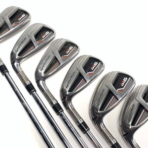 TaylorMade M6 Iron Set 5-PW KBS Max 85g Regular Steel Mens LH +1/2''