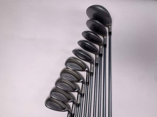 TaylorMade Miscela Club Set Driver 3W 4H-6H , 7-PW+SW Miscela Regular Mens RH