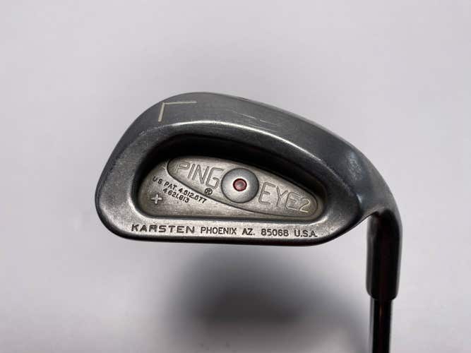 Ping Eye 2 + Lob Wedge LW Red Dot 1* Flat KT-Shaft Stiff Steel Mens RH