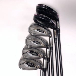 Adams Idea A12 OS Hybrid Iron Set 5H-6H 7-PW Idea Womens 50g Ladies RH