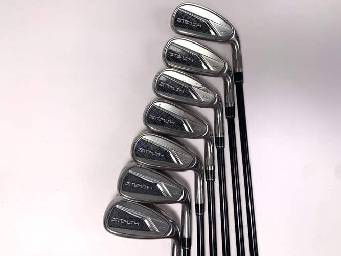 TaylorMade Stealth HD Iron Set 5-PW+GW Fujikura Ventus Red 6R Regular RH