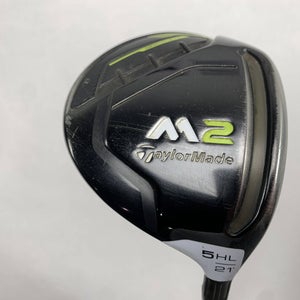 TaylorMade M2 2017 5HL Fairway Wood 21* M2 REAX 55g Regular Graphite Mens RH