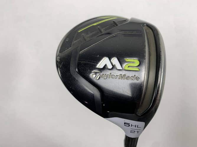 TaylorMade M2 2017 5HL Fairway Wood 21* M2 REAX 55g Regular Graphite Mens RH