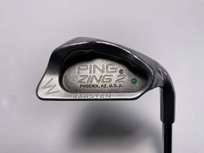 Ping Zing 2 Pitching Wedge PW Green Dot 2* Up Karsten JZ Regular Steel Mens RH