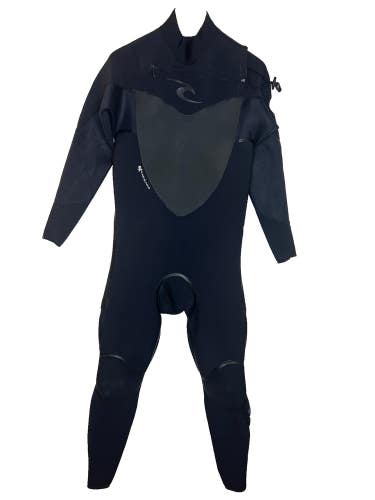 Rip Curl Mens Full Wetsuit Size XL FlashBomb E4 3/2 Chest Zip
