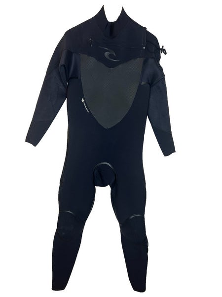 Rip Curl Mens Full Wetsuit Size XL FlashBomb E4 3/2 Chest Zip