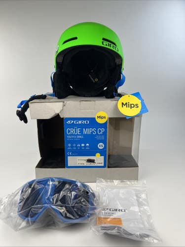Giro Crue CP Snow Sports Helmet Matte Green Youth X-Small