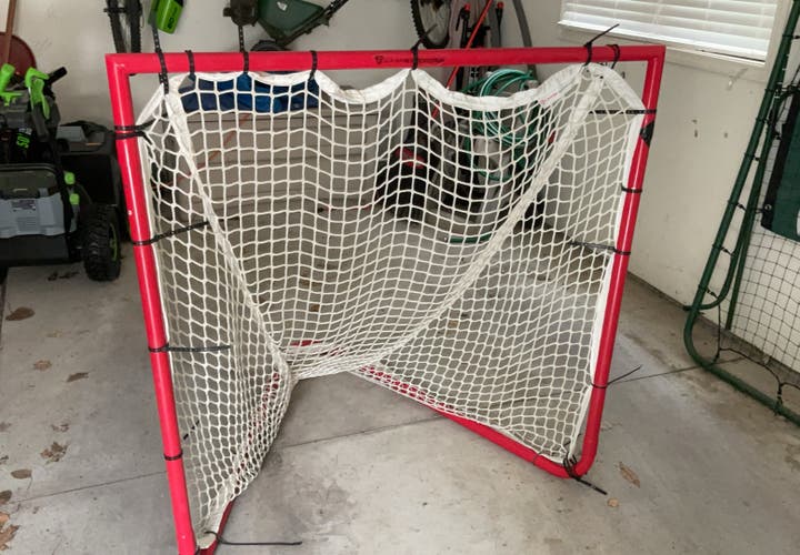 (Used)crankshooter box lacrosse goal 4x4