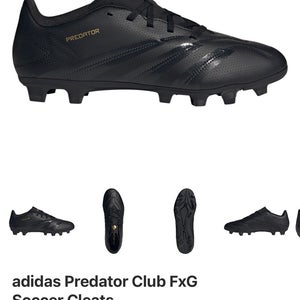 Black Kids 4.5Y (Big Kids / Youth) Adidas Cleats (Used)