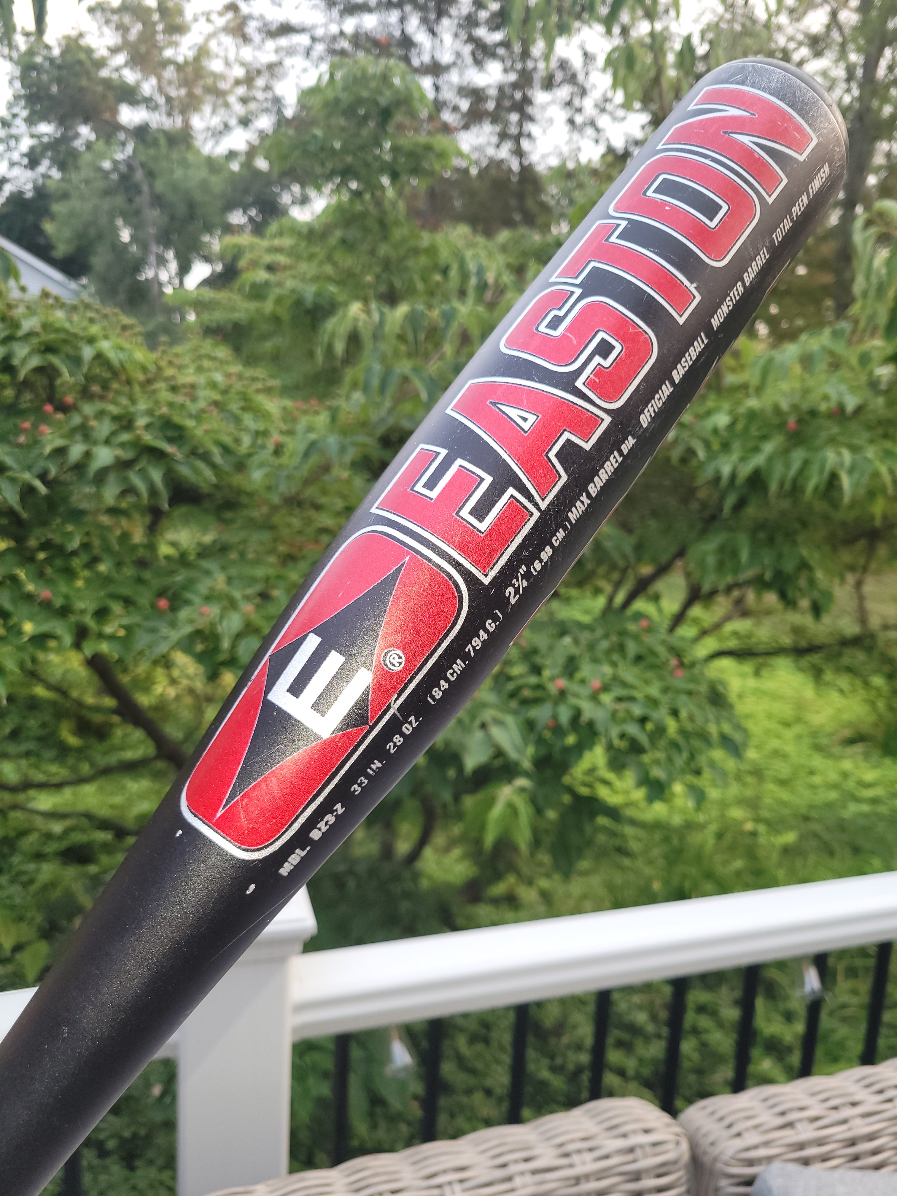 ナイトコア　EZAA RARE 1999 Easton Redline Z-Core Sc500 Scandium Bat (-5) 33