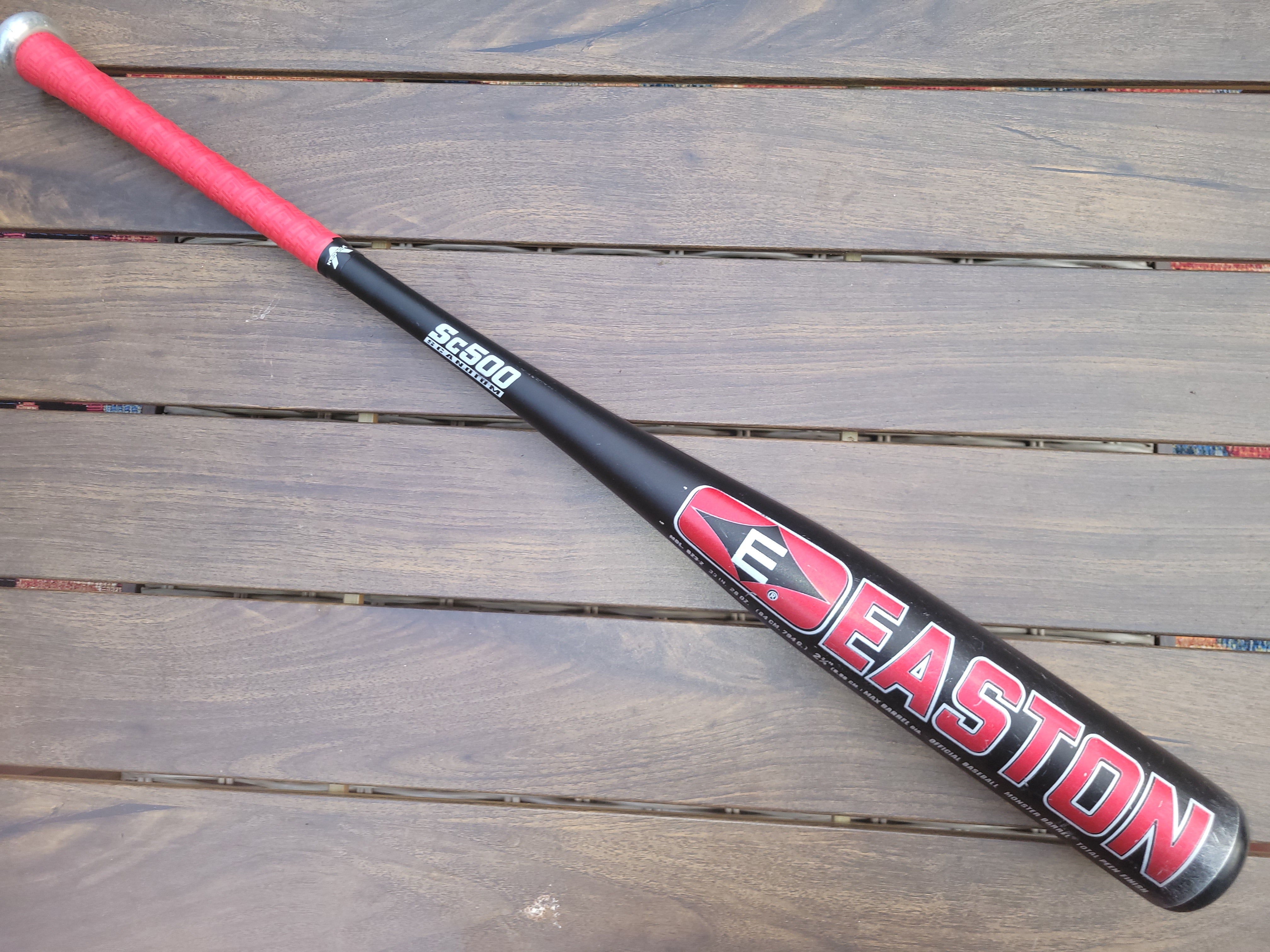 ナイトコア　EZAA RARE 1999 Easton Redline Z-Core Sc500 Scandium Bat (-5) 33