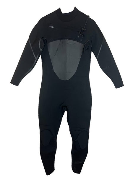 Xcel Mens Full Wetsuit Size XL 4/3 Axis X Chest Zip - Excellent Condition!