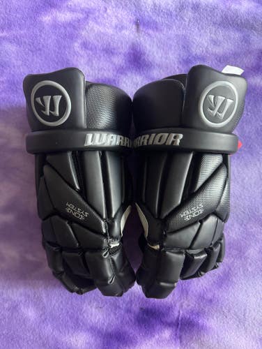 Black Warrior Evo Lacrosse Gloves Medium (New)
