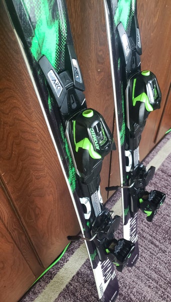 167cm ATOMIC NOMAD BLACKEYE TI SKIS w/ATOMIC XTO12 BINDINGS *USED-MENS