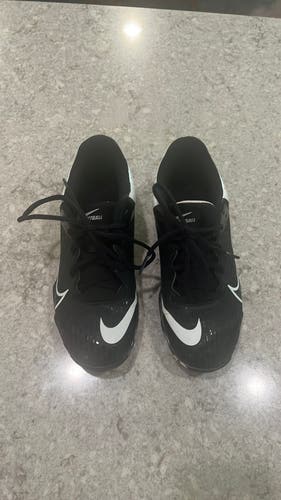 Black Kid's 2Y (Big Kids / Youth) Nike Low Top Lunar HyperDiamond 2 Elite Molded Cleats (Used)
