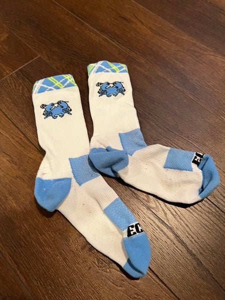 White Blue Men's Large East Coast Dyes EDC Socks (Used)