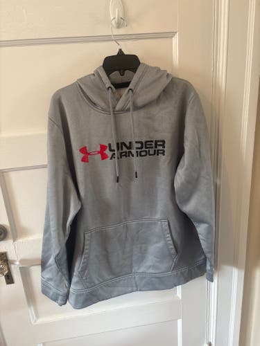 Gray Men's XL Under Armour Sweatshirt (Used)
