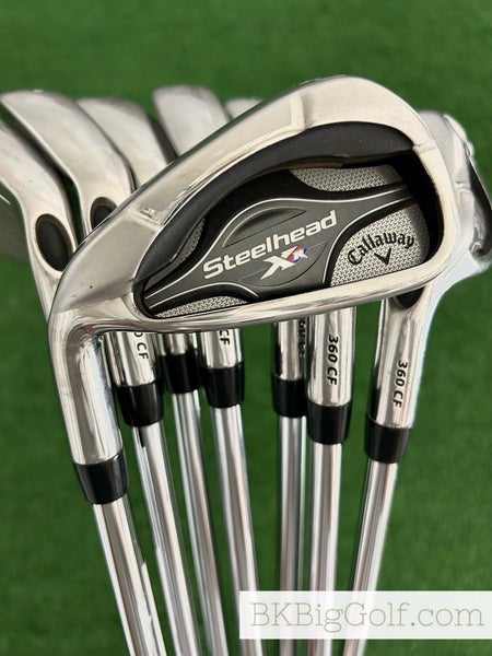 LH Callaway Steelhead XR Iron Set 4-A / True Temper XP 95 Regular