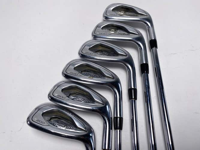 Titleist T200 Iron Set 6-PW+GW True Temper AMT Red R300 Regular Steel Mens RH