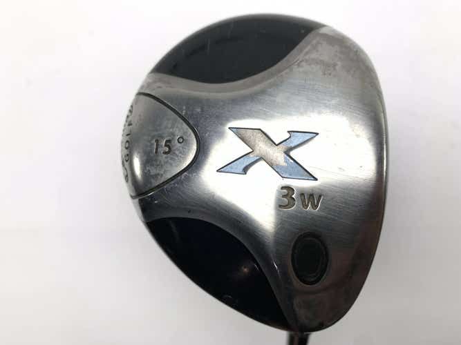Callaway X 3 Fairway Wood 15* Fujikura GEMS 55g Ladies Graphite Womens RH