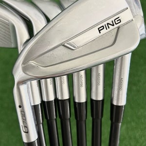 LH Ping G700 Iron Set 5-U / Ping Alta CB Regular Graphite