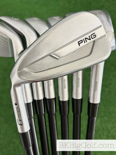LH Ping G700 Iron Set 5-U / Ping Alta CB Regular Graphite