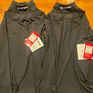CCM Youth Compression Long Sleeve Neck Protector (New, Set of 2)