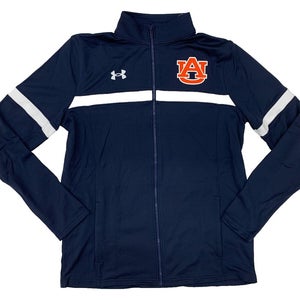 Under Armour Auburn Tigers Alumni Full Zip Jacket Womens Small Navy Blue 1376887
