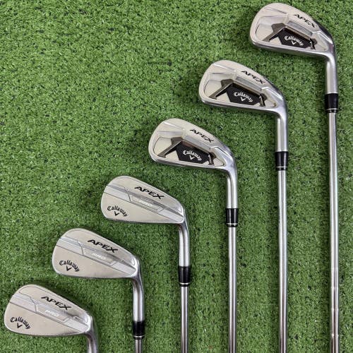 Callaway Apex 21 Apex Pro Combo Iron Set True Temper Elevate Stiff Flex RH