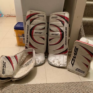 24" Sher-Wood Regular Goalie Full Set (Used)