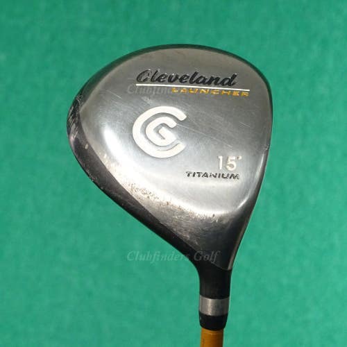 Cleveland Launcher Titanium Fairway 15 3 Wood Factory Graphite Regular *READ*
