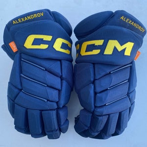 CCM JetSpeed FT1 Pro Stock Hockey Gloves 14” St Louis Blues 47179
