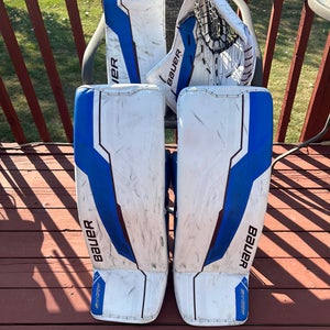 Custom Pro Stock  Bauer Supreme Shadow Goalie Leg Pads (Used)