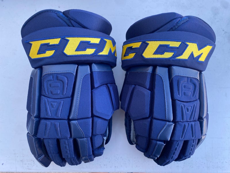 CCM HGCL Crazy Light Pro Stock 15”  Hockey Gloves Blues 6935