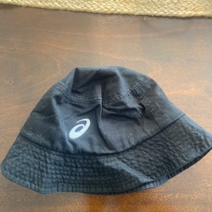Black Adult Unisex Medium Asics Hat (New)