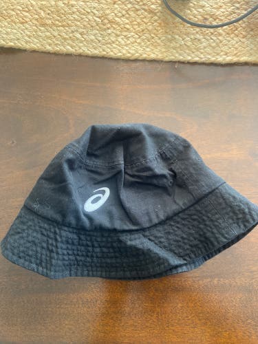 Black Adult Unisex Medium Asics Hat (New)