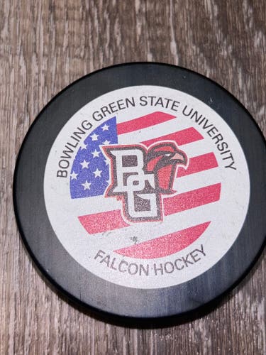 NEW BOWLING GREEN FALCONS HOCKEY PUCK