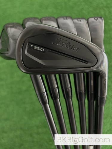 Titleist T350 Limited Edition Black Iron Set 5-48 / True Temper AMT Red Regular