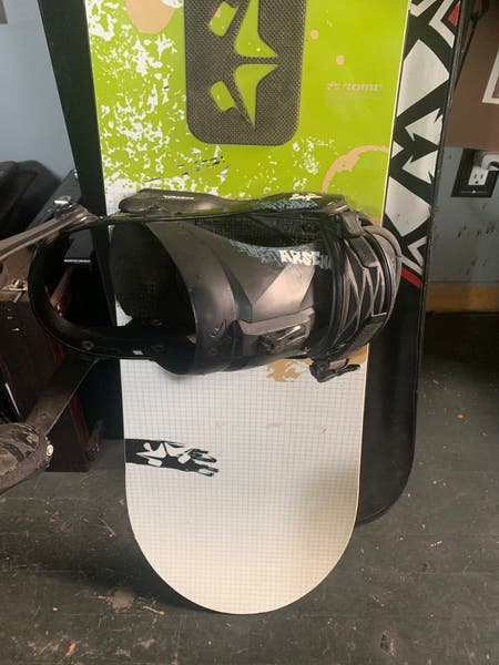 Used Rome Graft 155 Snowboard With Rome SDS Arsenal Bindings