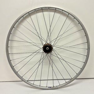 Weinmann LP18 36-Spoke Silver Aluminum Bolt-On Rear Wheel Origin8 Flip-Flop Hub