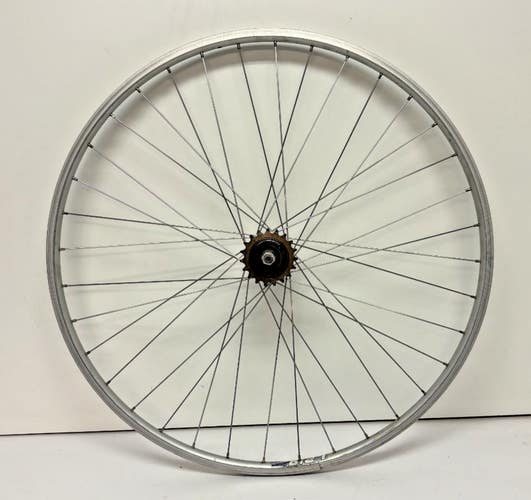 Weinmann LP18 36-Spoke Silver Aluminum Bolt-On Rear Wheel Origin8 Flip-Flop Hub