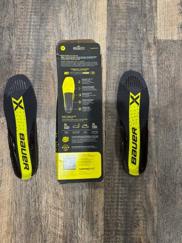 Bauer (New) Superfeet insole US Skate size7-8