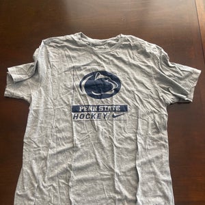 Penn State Hockey Gray Large Men's Nike Shirt (New)