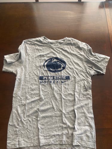Penn State Hockey Gray Large Men's Nike Shirt (New)