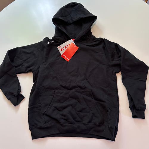 CCM F7173 150 Black Hoodie Sweatshirt - Youth/Junior Large - NEW with retail tags