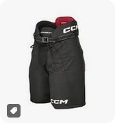 CCM Small New Black Junior Hockey Pants