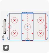 New Blue Sports Coaches Board 11698-BLUBL-HDC