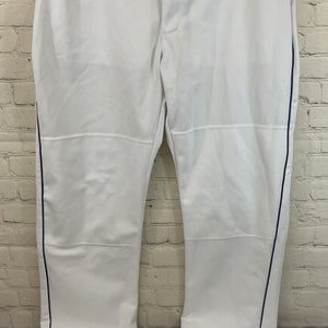 Under Armour 207435 Men's AUTHENTIC 100% Polyester Baseball Pants White XL