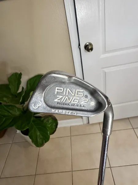Ping Zing 2 White Dot 3 Iron Golf Karsten JZ steel shaft RH